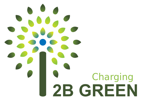 Charge card logo of 2B Green Flex