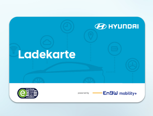 Charge card logo of Hyundai