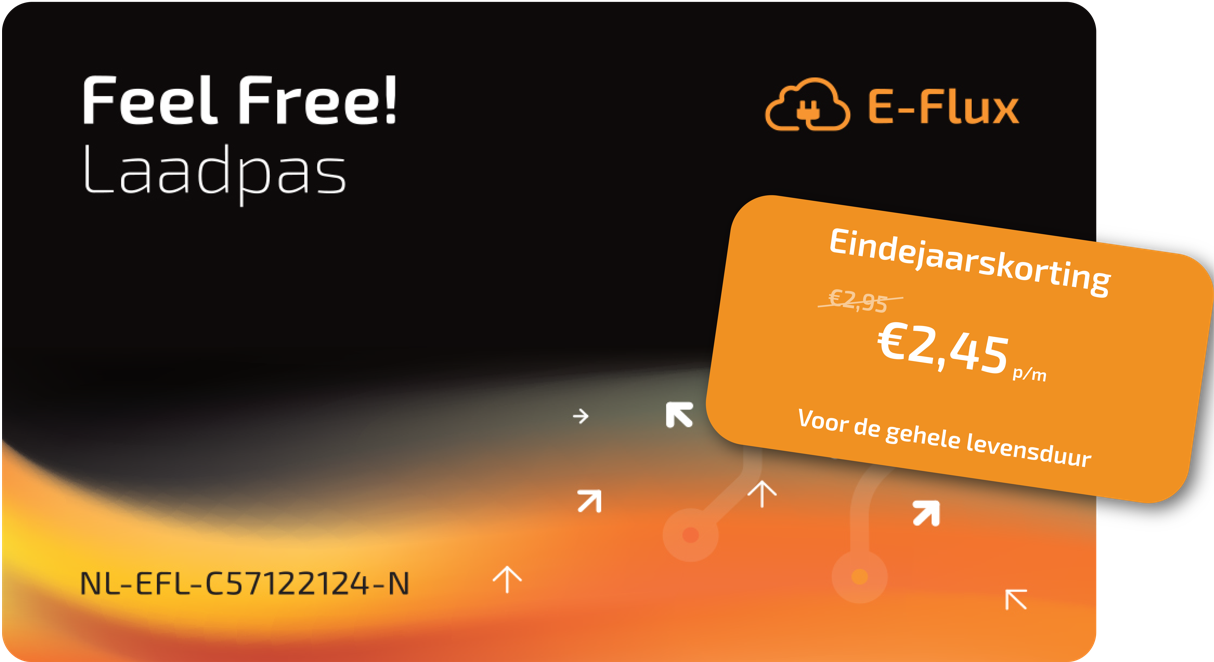 Charge card logo of E-Flux