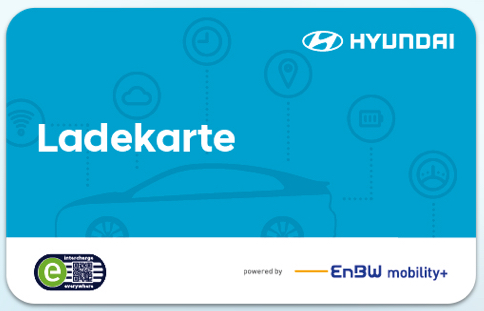 Charge card logo of Hyundai (EnBW)