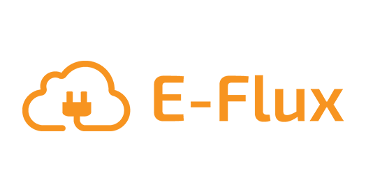 Charge card logo of E-Flux Orange | Pay as you charge